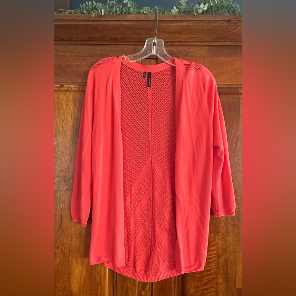 Maurices Vibrant Coral Cardigan